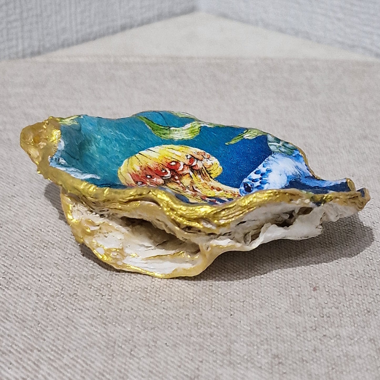 NEW Jellyfish Turtle Oyster Shell Trinket Dish Jewellery Holder Gift