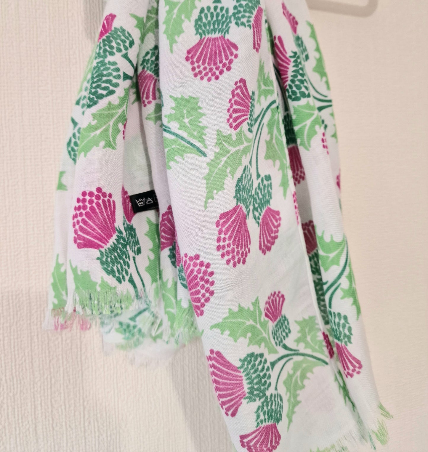Beautiful White Thistle Scarf Wrap Shawl Gift New