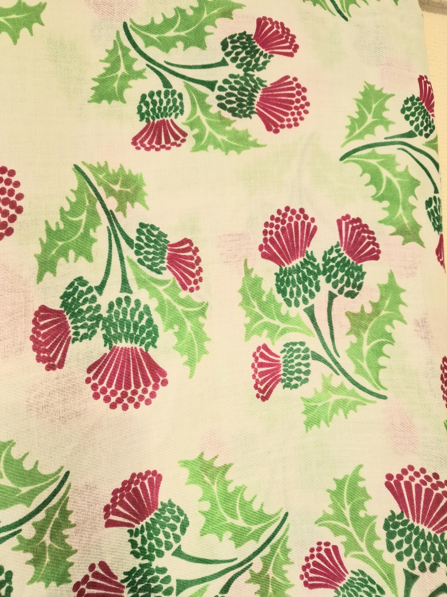 Beautiful White Thistle Scarf Wrap Shawl Gift New