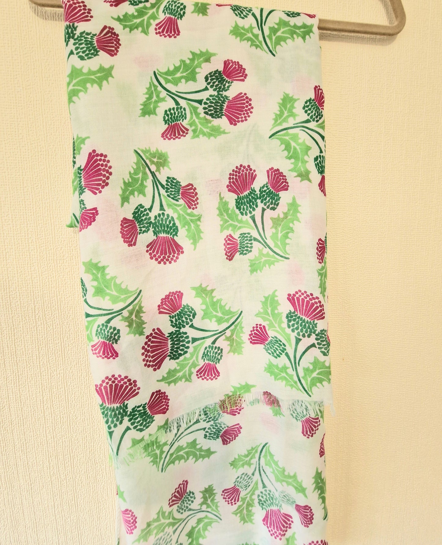 Beautiful White Thistle Scarf Wrap Shawl Gift New
