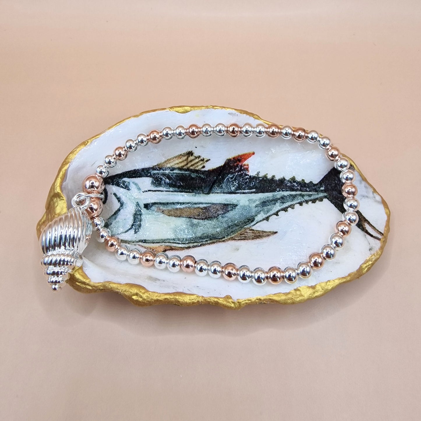 Trout Fish Oyster Shell Trinket Dish