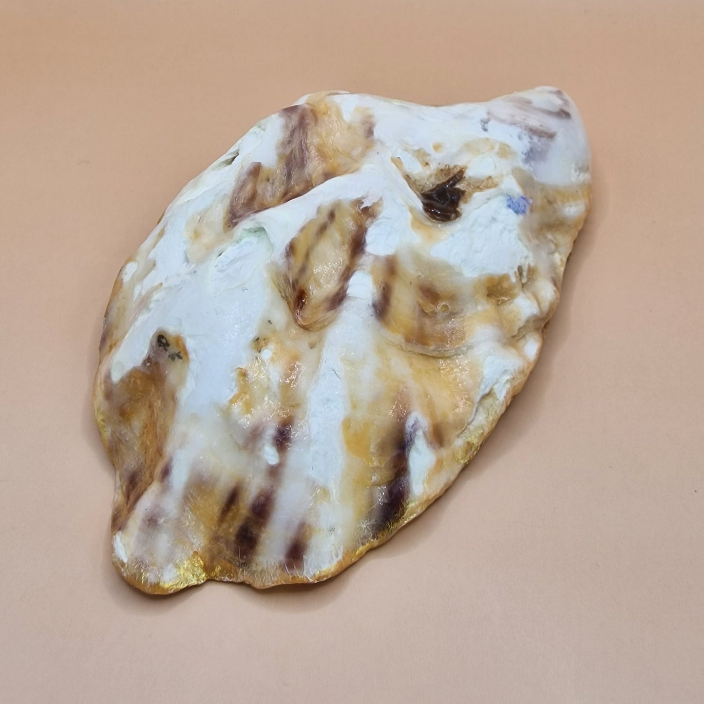 Crab Sealife Blue Oyster Shell Trinket Dish