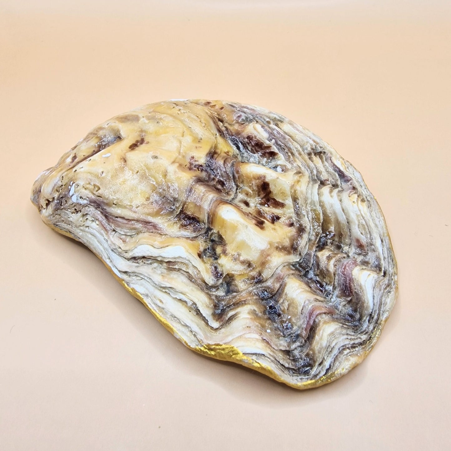 Royal Blue Butterfly Oyster Shell Trinket Dish