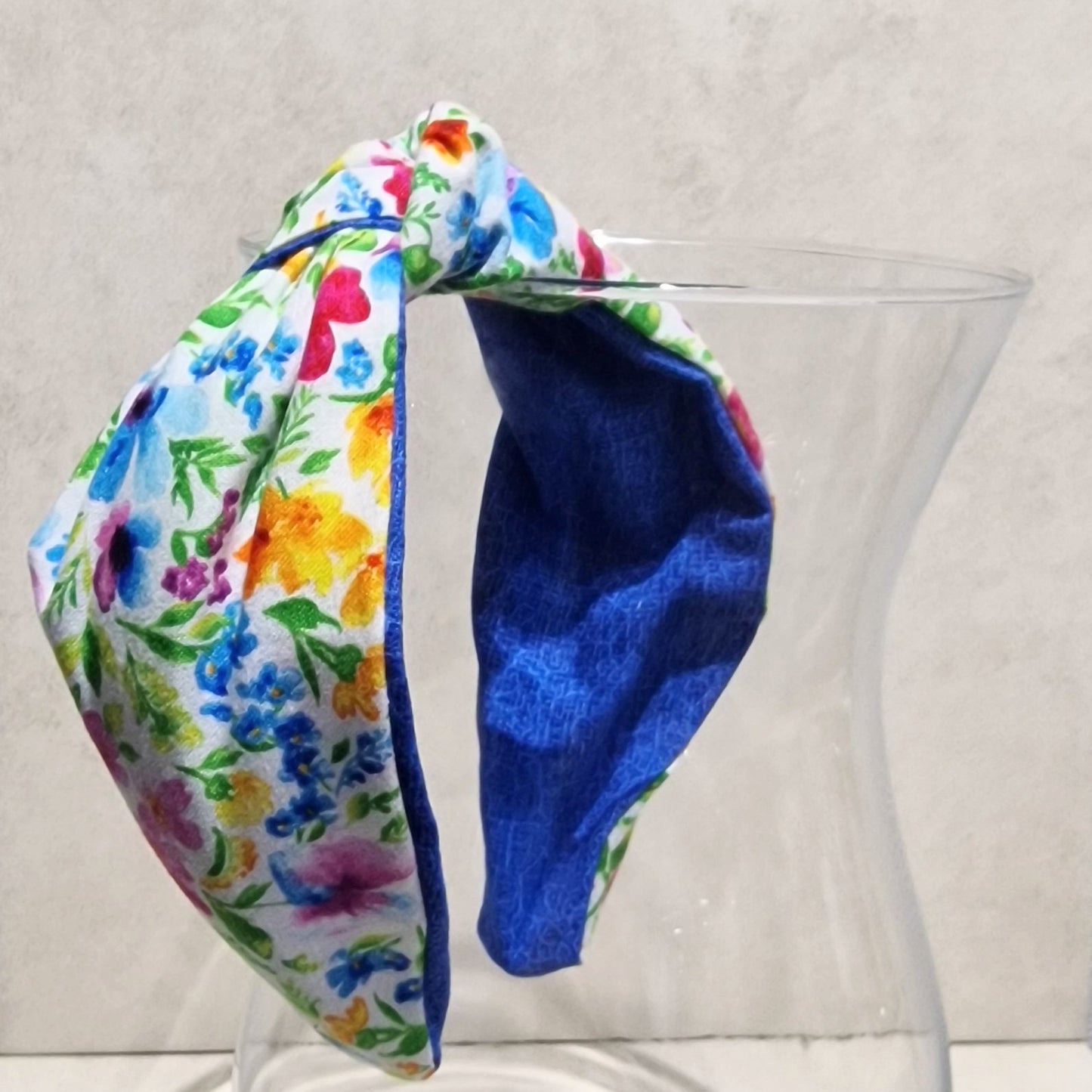 Hairband Ditsy Flower Cotton Fabric Bespoke Top Knot Headband