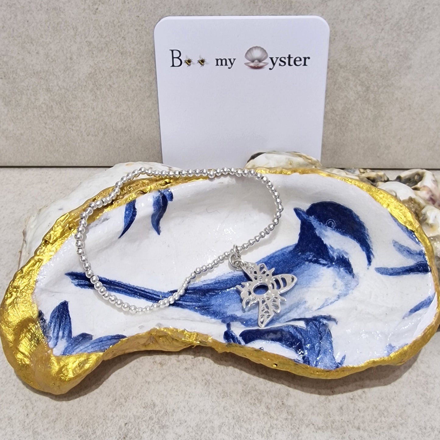 Wedgewood Blue Tit Oyster Shell Decorative Trinket Dish 12cm