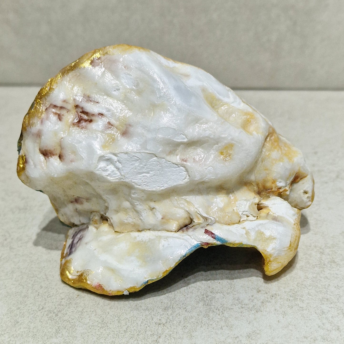 Blue Tit Bird Flower Blossom Special Oyster Shell Trinket Dish