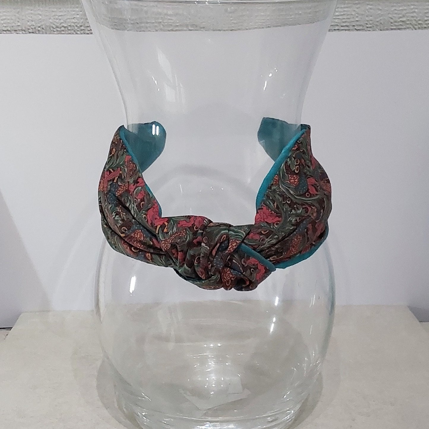 Hairband Liberty of London Eden Awakening Bird Cotton Fabric Bespoke Top Knot Headband