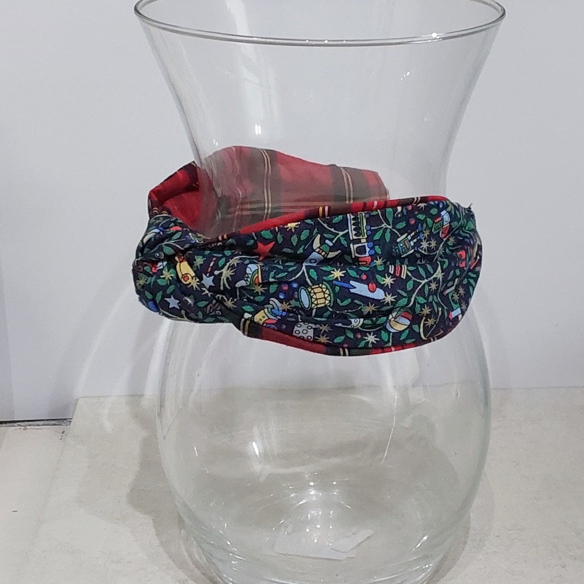 Hairband Liberty of London Christmas Toys Cotton Fabric Bespoke Top Knot Headband