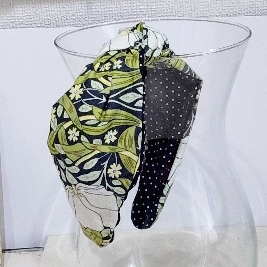Hairband William Morris Spoonflower Cotton Fabric Bespoke Top Knot Headband