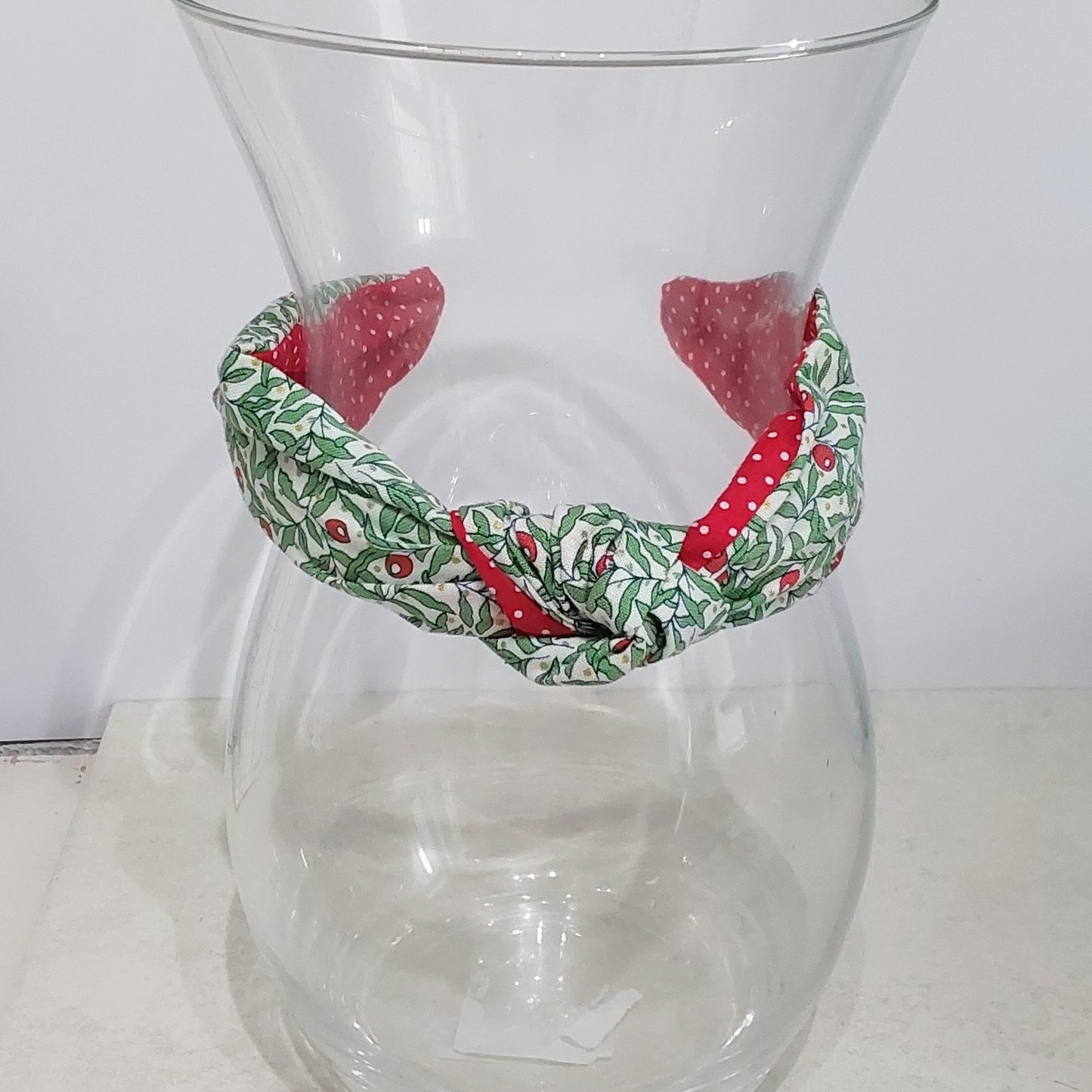 Hairband Liberty of London Christmas Berries Cotton Fabric Bespoke Top Knot Headband