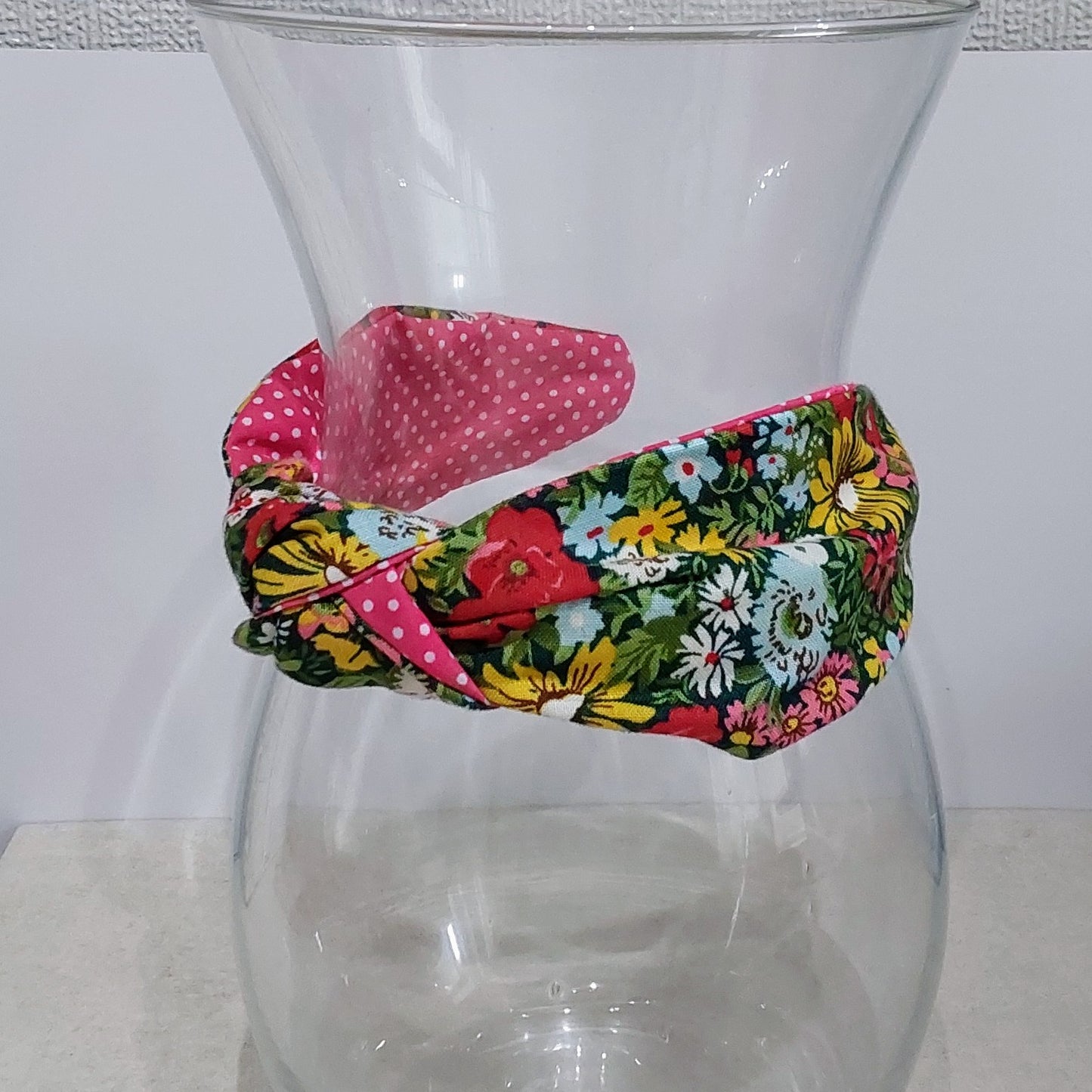 Hairband Liberty of London Liberty of London Malvern Meadow Flower Show Fabric Headband Hairband Knot Twist Floral Cotton Fabric Bespoke Top Knot Headband