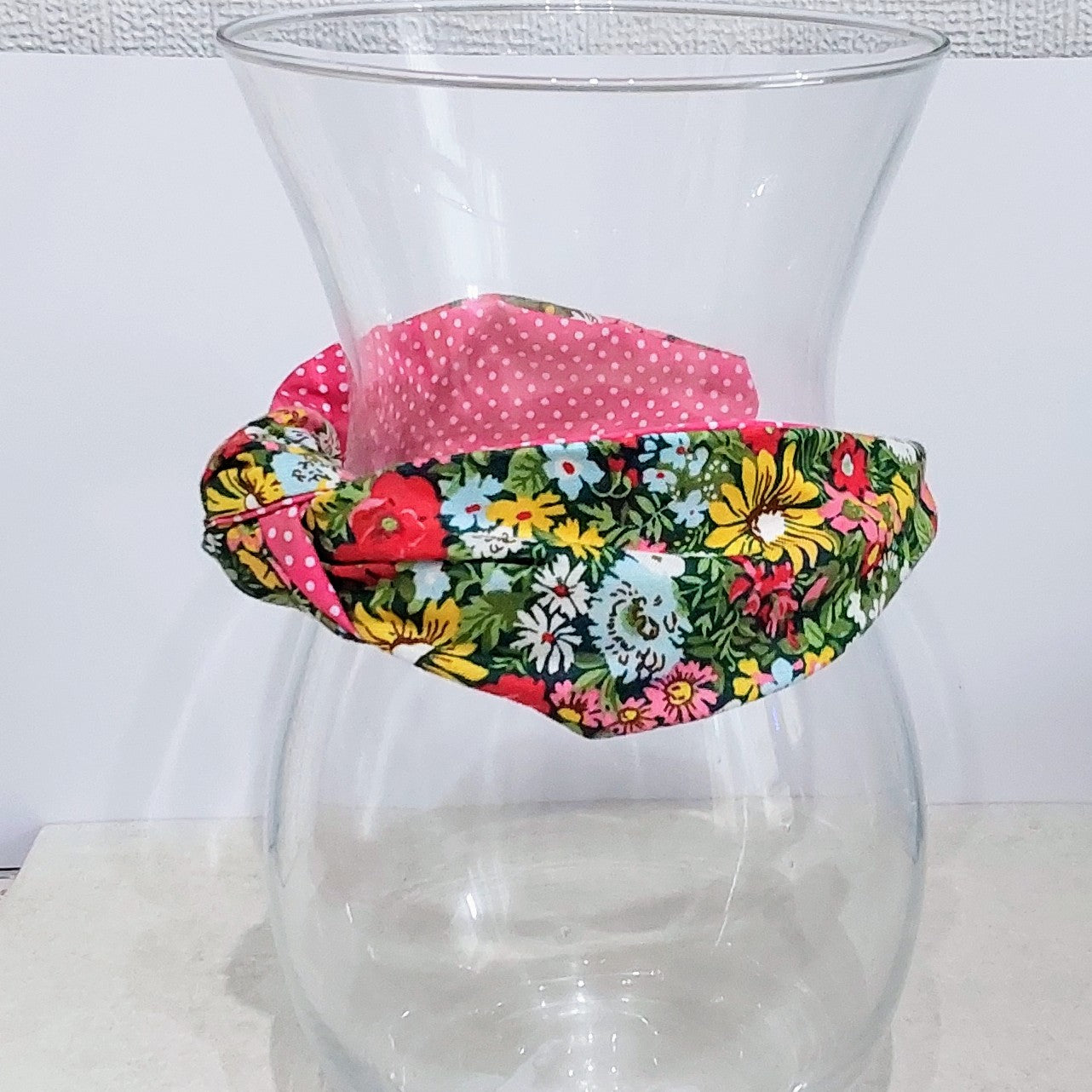Hairband Liberty of London Liberty of London Malvern Meadow Flower Show Fabric Headband Hairband Knot Twist Floral Cotton Fabric Bespoke Top Knot Headband