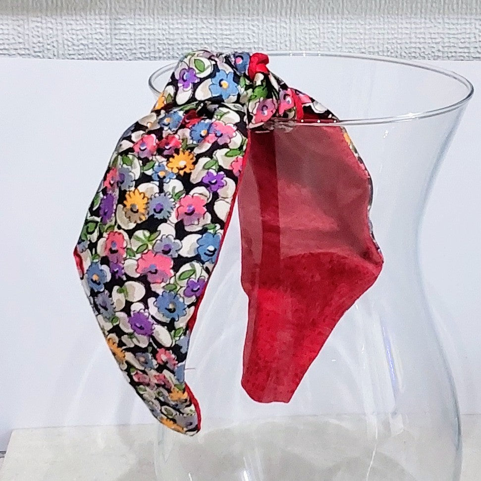 Hairband Spring Flower Ditsy Floral Cotton Fabric Bespoke Top Knot Headband