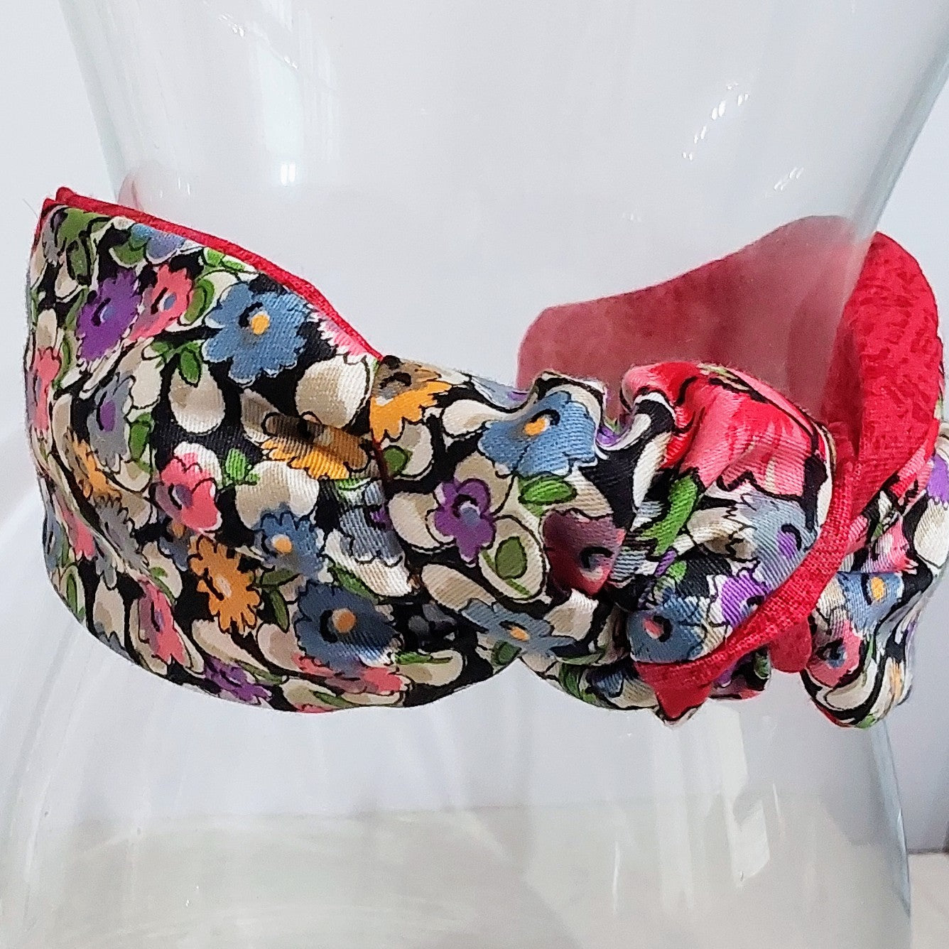 Hairband Spring Flower Ditsy Floral Cotton Fabric Bespoke Top Knot Headband
