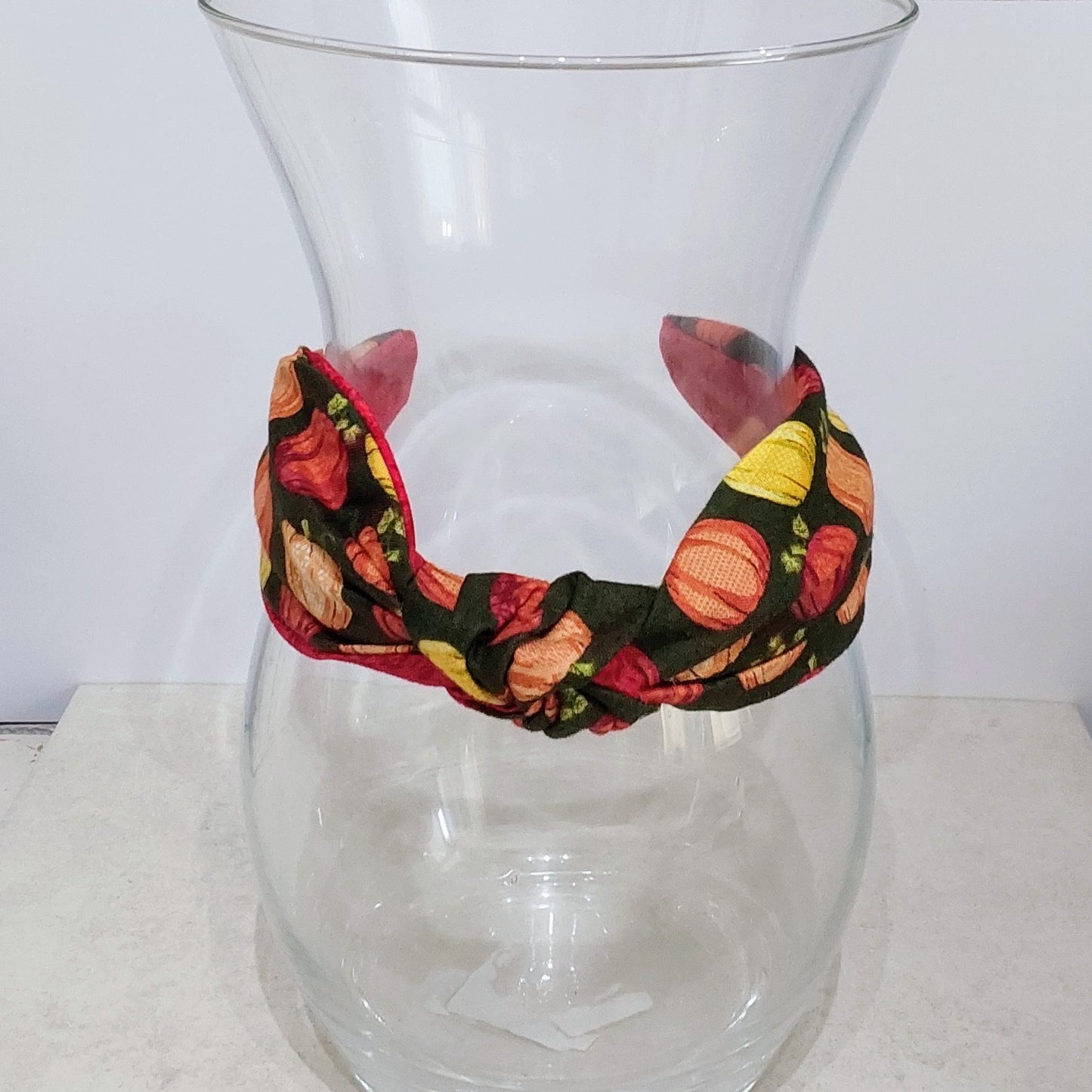 Hairband Pumpkin Cotton Fabric Bespoke Top Knot Headband