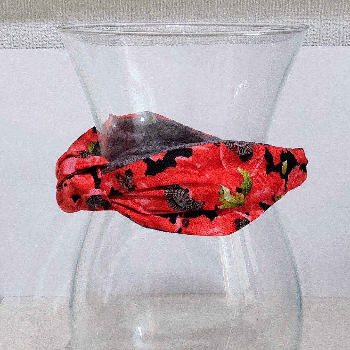 Hairband Poppy Poppies Flower Cotton Fabric Bespoke Top Knot Headband