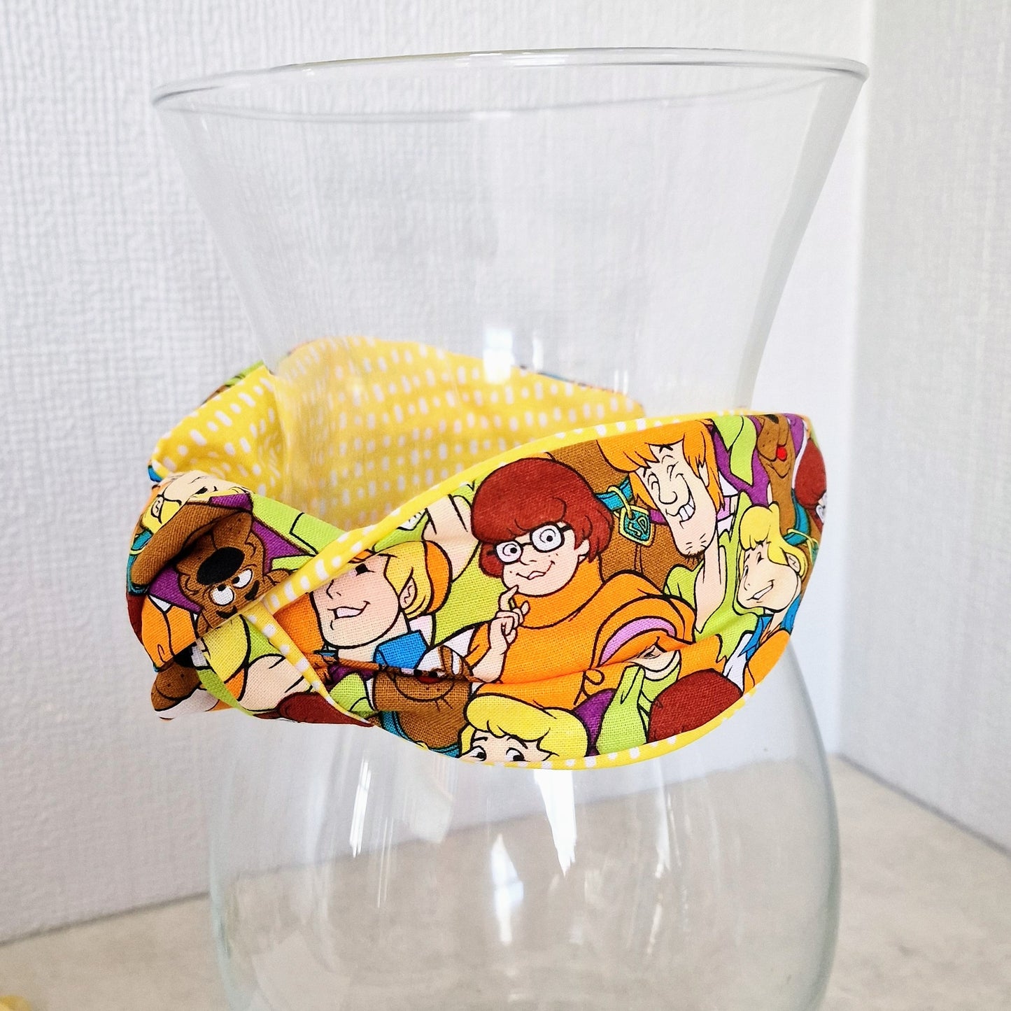 Hairband Scooby Doo Characters Easter Pastel Cotton Fabric Bespoke Top Knot Headband