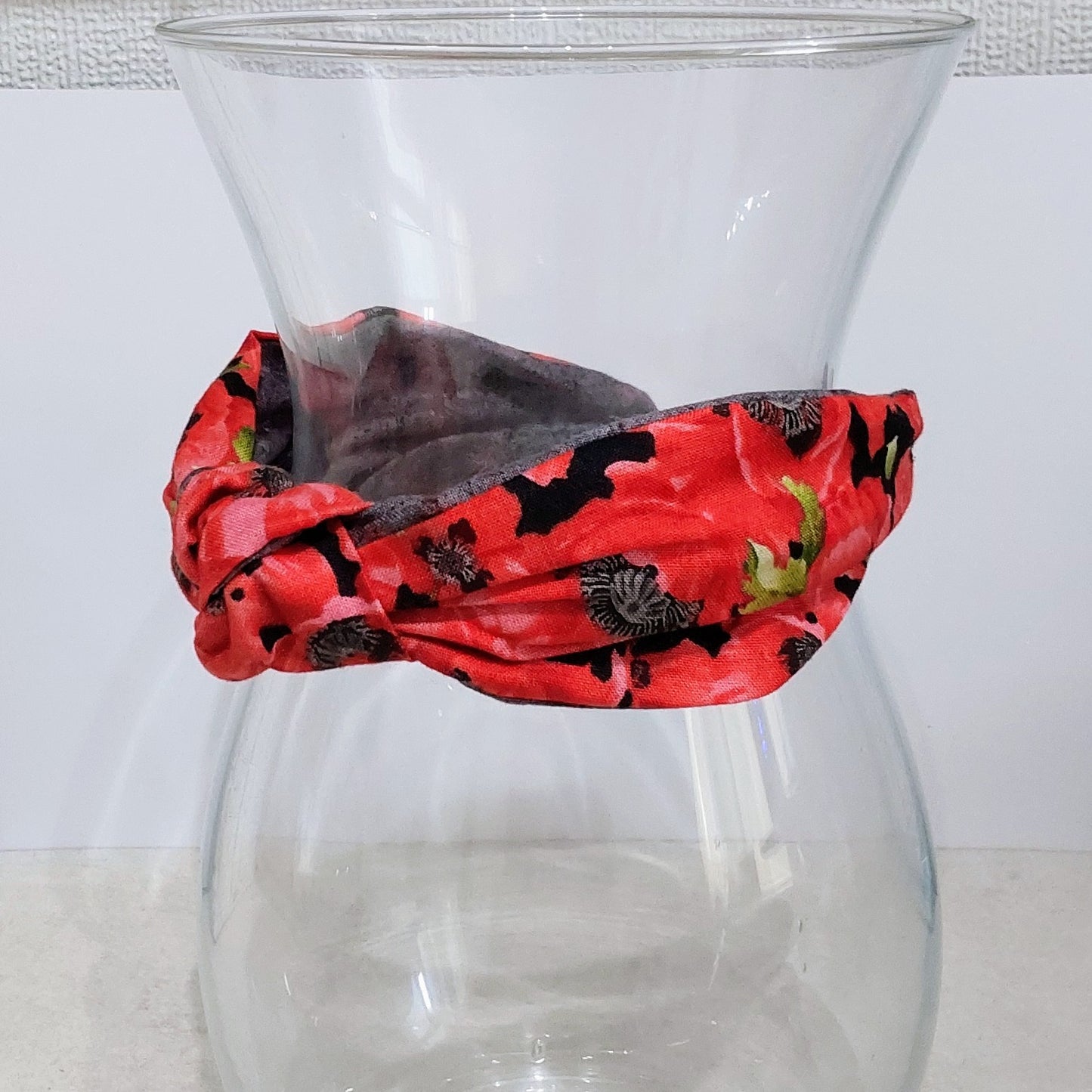 Hairband Poppy Poppies Flower Cotton Fabric Bespoke Top Knot Headband