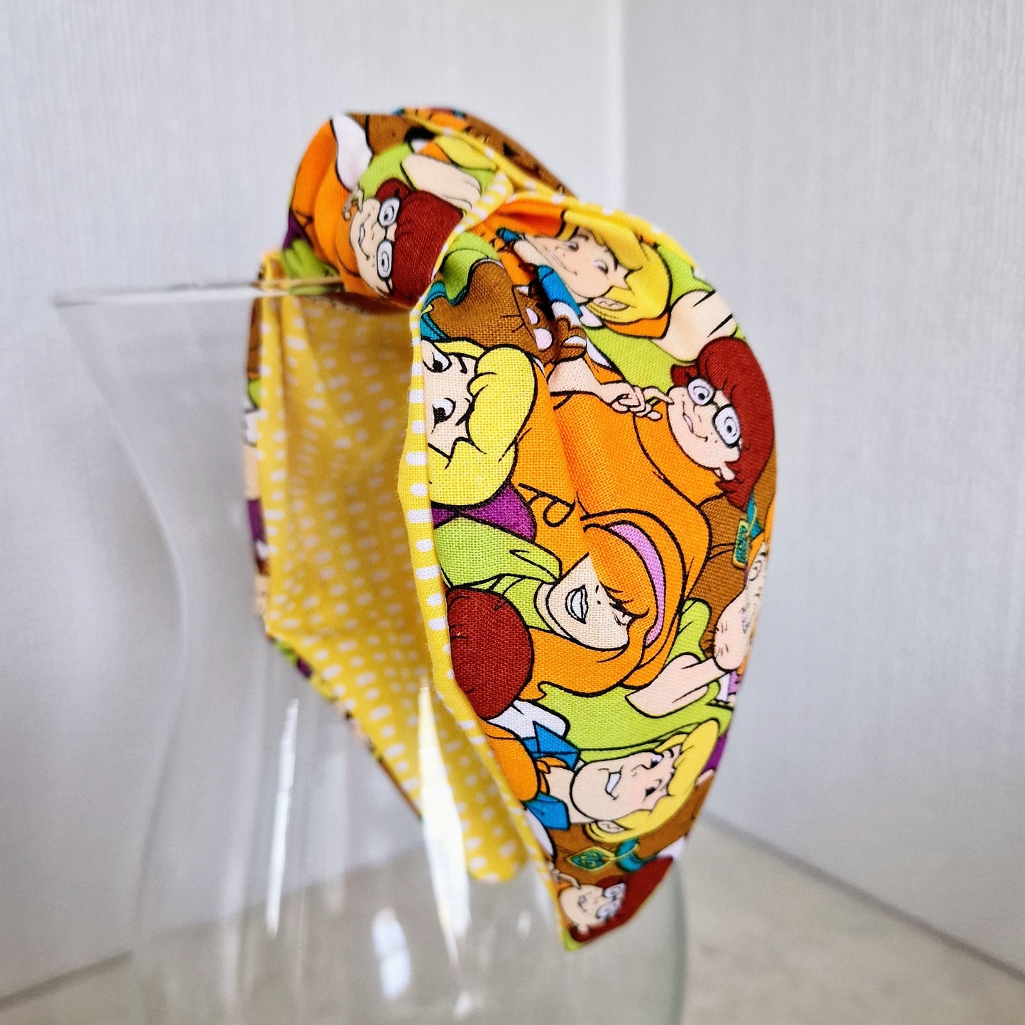 Hairband Scooby Doo Characters Easter Pastel Cotton Fabric Bespoke Top Knot Headband